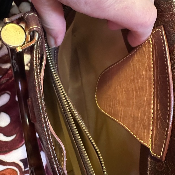 Etro Milano Paisley print handbag w tortoise handles. In excellent condition. - Picture 8 of 10